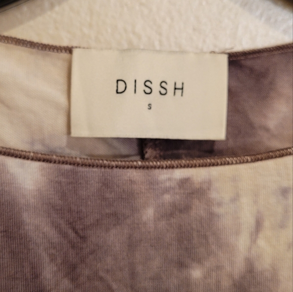 DISSH SAWYER TIE DYE COCO MAUVE MIDI DRESS - Picture 7 of 9